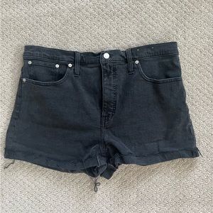 Madewell cuffed denim shorts
